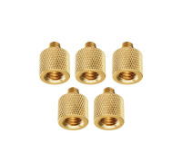 Переходник 3/8"(F) - 1/4"(M) для фото- штативов и микрофонных стоек, в комплекте 5 шт.