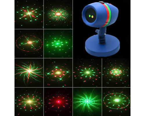 Новогодний лазерный проектор Звездный Дождь для улицы Star Shower Motion с регулировкой режимов