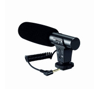 Накамерный микрофон пушка MK-01 с креплением в паз, на батарейке