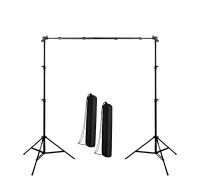 Переносной каркас для фотофона KF-251ZM с регулировкой по высоте до 190 см и ширине до 250 см и чехлом для переноски