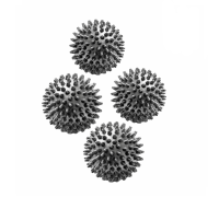 4 мяча массажных серых