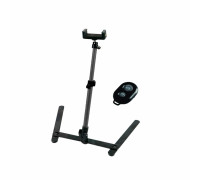 Настольная стойка держатель SL-28XB с держателем смартфона, шарнирным креплением и кнопкой Bluetooth