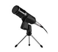 Конденсаторный микрофон BM-800, USB адаптер, настольная тренога, держатель прищепка, черный