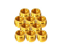 Металлический переходник, внутренняя резьба 3/8", внешняя резьба 5/8", для держателей микрофонов и других аксессуаров, в комплекте 10 шт.