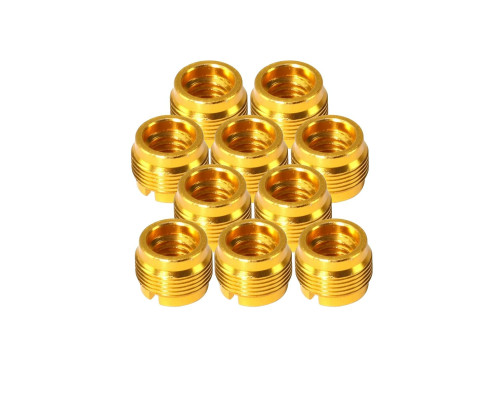 Металлический переходник, внутренняя резьба 3/8", внешняя резьба 5/8", для держателей микрофонов и других аксессуаров, в комплекте 10 шт.