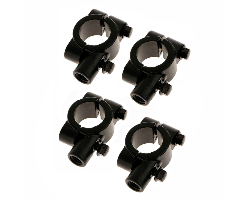 Кронштейн для зеркал мото вело мотоцикла, резьба 8 мм, на руль диаметром 21-24 мм, 4 шт