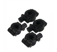 Кронштейн для зеркал мото вело мотоцикла, резьба 8 мм, на руль диаметром 21-24 мм, 4 шт