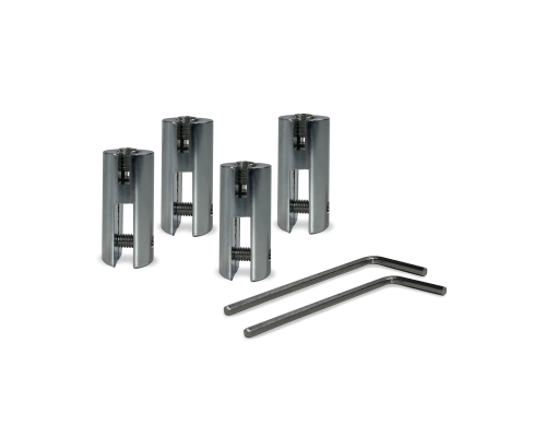 Зажимы для информационных табличек толщиной 5 мм, 4 шт