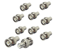 Переходник гнездо RCA (мама) - штекер BNC (папа), 10 шт