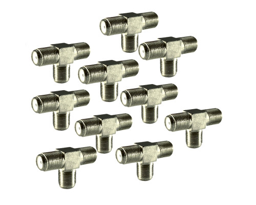 F (мама) - тройник соединитель на 3 гнезда, 10 шт