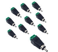 Разъем штекер RCA (папа) с клеммной колодкой, 10 шт