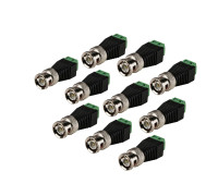 Разъем штекер BNC (папа) с клеммной колодкой, 10 шт
