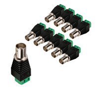 Разъем гнездо BNC (мама) с клеммной колодкой, 10 шт