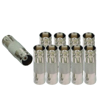 Переходник гнездо BNC (мама) - гнездо BNC (мама), 10 шт