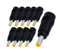 Переходник DC гнездо 5,5/2,5 мм (мама) - штекер 4,8/1,7 мм (папа), 10 шт