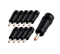 Переходник DC гнездо 5,5/2,5 мм (мама) - штекер 3,5/1,35 мм (папа), 10 шт