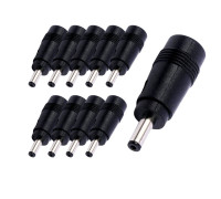 Переходник DC гнездо 5,5/2,5 мм (мама) - штекер 3,0/1,1 мм (папа), 10 шт