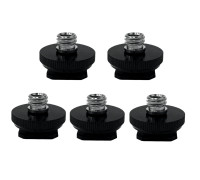 Адаптер под крепление "холодный башмак" с переходником 1/4"(F) - 3/8"(M), 5 шт.