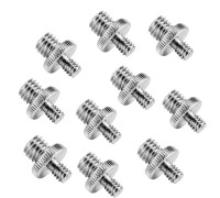 Резьбовой переходник 1/4"(M) - 3/8"(M) для штативов и микрофонных стоек, 10 шт