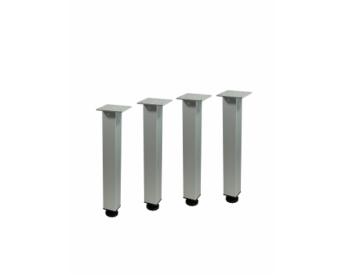 Ножка для мебели квадратная, высота 300 мм, регулируемая опора, 4 шт