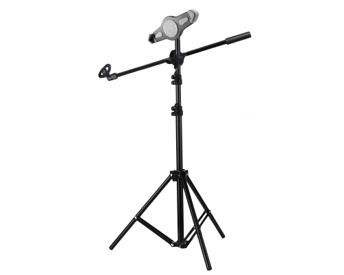 Микрофонная стойка журавль JBH-G121 с держателем C18 для планшета 18-29 см и держателем микрофона