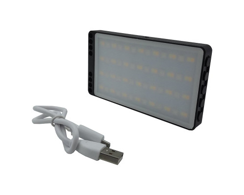 Светодиодная RGB панель SVL-10 с креплением на камеру, заряжаемая