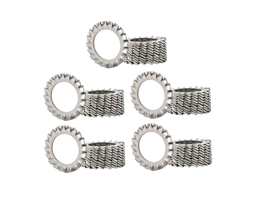 Шайба зубчатая М8 оцинкованная стопорная, 50 шт