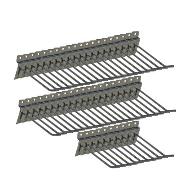 Крючок для торговой панели, нержавеющая сталь 10 см, диаметр 4 мм, 50 шт