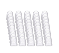 Напальчник силиконовый универсальный белый для игры на гитаре, размер L, 50 шт