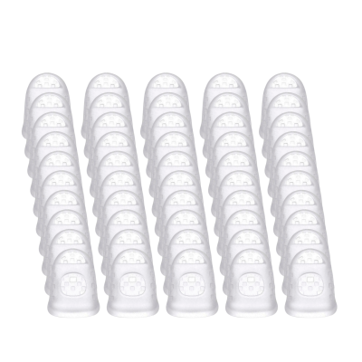 Напальчник силиконовый универсальный белый для игры на гитаре, размер L, 50 шт