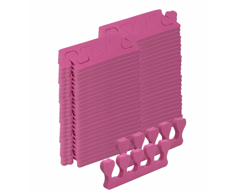 Разделители пальцев для педикюра, толщина 7,5 мм, материал EVA, 50 пар