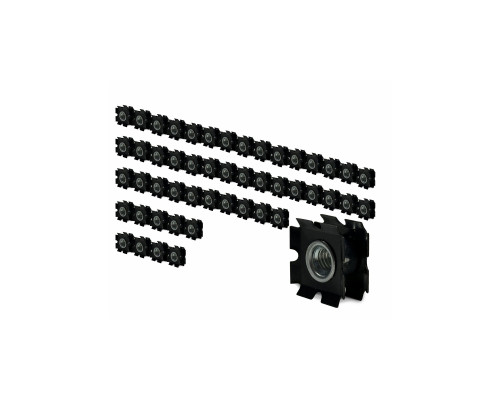 Резьбовое соединение для профильной трубы, M6*15*15, 50 шт