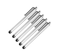 Универсальный стилус для рисования, для телефона, смартфона, планшета, серебристый, в комплекте 5 шт.