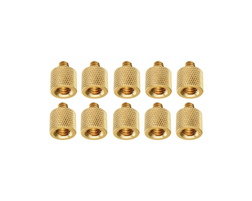 Переходник 3/8"(F) - 1/4"(M) для фото- штативов и микрофонных стоек, в комплекте 10 шт.