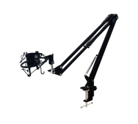 Настольная стойка для микрофона пантограф с металлическим пауком