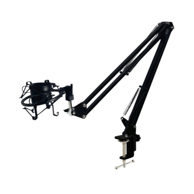 Настольная стойка для микрофона пантограф с металлическим пауком