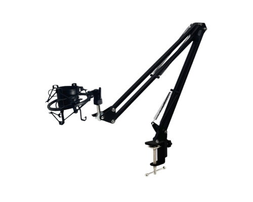 Настольная стойка для микрофона пантограф с металлическим пауком