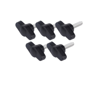 Крепежный винт барашек с резьбой М4, длиной резьбы 10 мм(M4x10), 5 шт