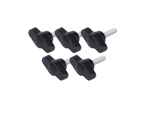 Крепежный винт барашек с резьбой М4, длиной резьбы 10 мм(M4x10), 5 шт