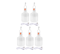 Переносная аккумуляторная лампа 20W для автомобиля гаражная, 5 шт