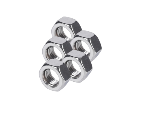 Гайка шестигранная, резьба 1/4, 5 шт