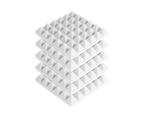 Звукоизоляция для студии, акустический поролон, белый, 5 шт