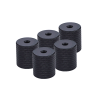 Переходник с резьбой 1/4"(F)-М4, черный, 5 шт