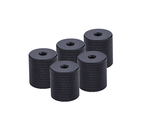 Переходник с резьбой 1/4"(F)-М4, черный, 5 шт