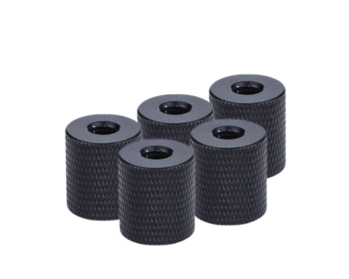 Переходник с 1/4"(F) на внутреннюю резьбу М6, черный, 5 шт