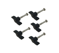 Крепежный набор: 5 винтов М6х45 и 5 гаек барашков М6