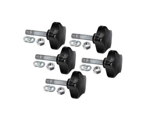 Крепежный комплект: 5 винтов барашков M8x50, 5 гаек и 10 шайб