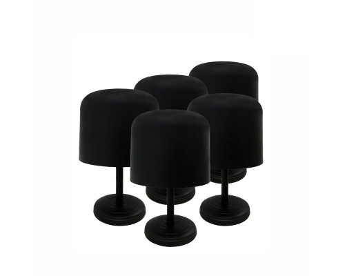 Подставка для головного убора, шапок, цвет черный, 5 шт