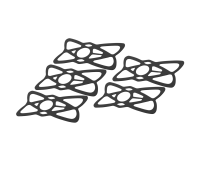 Резинка фиксатор крепление для телефона, цвет черный, 5 шт