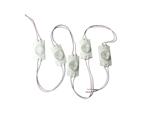 Светодиодный модуль, 12V 7000К 2Вт IP65, 5 шт